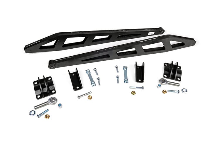 GMC Sierra 1500 Traction Bar Kit - Rear - Rough Country - Adjustable Heim End - '07-'18